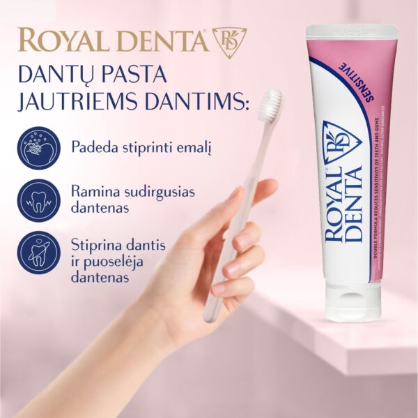 SENSITIVE dantų pasta jautriems dantims ir dantenoms, 130 g. - Image 4