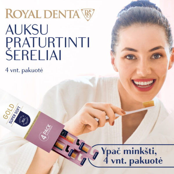 PREMIUM rinkinys: visų rūšių dantų pastos po 130 g., dantų šepetėliai, 4 vnt., modernūs koteliai - Image 4