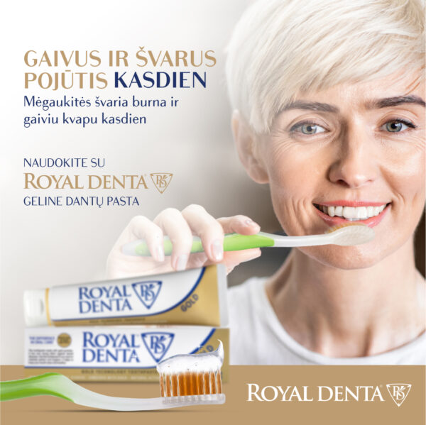 GOLD SOFT dantų šepetėlis, žalias, klasikinis kotelis - Image 7