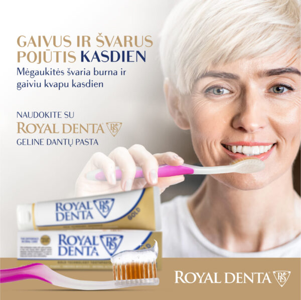 GOLD SOFT dantų šepetėlis, rožinis, klasikinis kotelis - Image 7