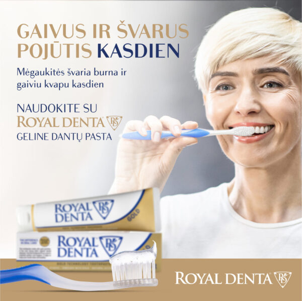 SILVER SOFT dantų šepetėlis, mėlynas, klasikinis kotelis - Image 7