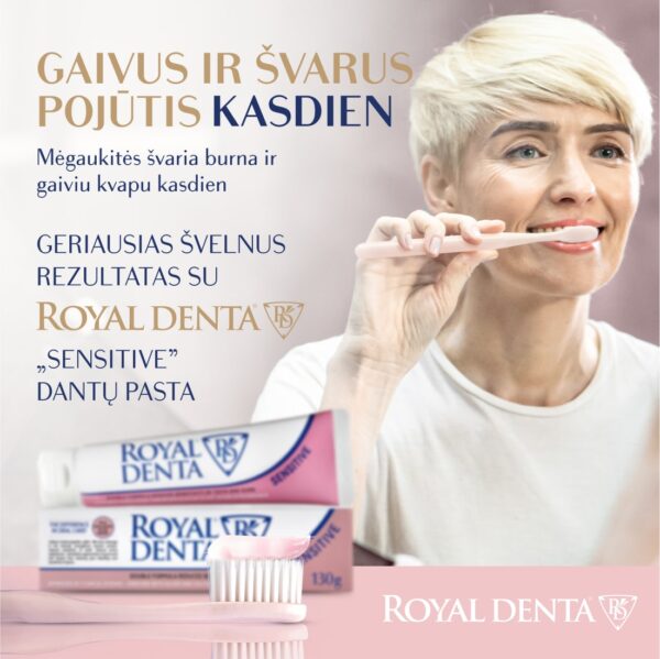 SILVER SUPER SOFT dantų šepetėlis, rausvas, modernus kotelis - Image 7